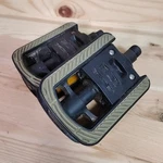 Sr Suntour Bicycle Plastic Platform Folding Pedals 9/16" Barefoot. Fixed Price $19.00.