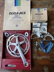 Nos Shimano Dura Ace Ex Crank & Bottom Bracket Set W/ Pedals 170MM 42/52T Dyna. Fixed Price $499.95.