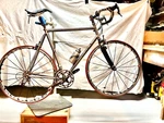 57CM 1996 Spectrum Kellogg Titanium Super Road Bike Campy Carbon Record. Fixed Price $1625.00.