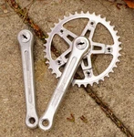 Sugino Super Maxy Crankset 170 Vintage Old School Bmx 39T 1980S Dust Caps. Fixed Price $189.00.