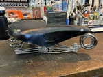 Nos New Brooks B33 Saddle Black Cruiser Triple Rail Sprung. Fixed Price $280.00.