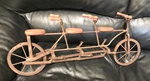 Vintage Antique Miniature Salesman Model Triple Tandem Bicycle Authentic Rare. Fixed Price $145.00.