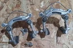 Vintage Weinmann 610 Vainqueur 999 Black Label Center Pull Brake Set. Fixed Price $17.99.