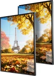 Set Of 2 Black 30X40 Front-loading Poster Frames For Horizontal/vertical Display. Fixed Price $115.99.