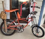 1970 Schwinn Orange Krate Stingray 5 Speed Bicycle With Lots Of Accessories.. Fixed Price $9999.00.