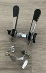 Simplex Prestige Shifters Down-tube Clamp Mount Friction Triplex Cable Guide. Fixed Price $35.00.