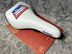 Old School Style Custom Skyway Bmx Seat Railed New White Large. Fixed Price $51.50.