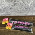 Vintage Murray Bmx Bar Pad Set Frame Nos Pink Logo Nylon Old School Bicycle. Fixed Price $42.99.