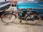1941 Schwinn Autocycle Bicycle. Fixed Price $2600.00.