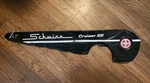 Schwinn Cruiser Ss Bicycle Chain Guard Black & Gold Nice Used Shape. Fixed Price $50.00.