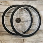 Araya 26X1.50 Alloy Rims Mtb Wheelset Shimano RM-50 & FH-HG20 Hubs 7 Speed 36H. Fixed Price $124.97.