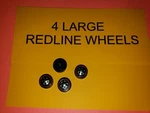 4 Large Hotwheels Red Line Parts Set Of Repo Total. Fixed Price $5.00.