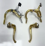 Vintage 1979 - 83 Dia Compe MX1000 890 Brake Caliper Set Gold Silver School. Fixed Price $350.00.