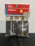Vintage Dorcy 1/2IN Pedals 1-461 Black. Fixed Price $19.98.