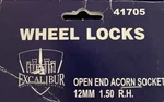 4 Pc Excalibur Aftermarket Custom Wheel Locks Locking Lugs 12MM 1.50 R.h.. Fixed Price $14.29.