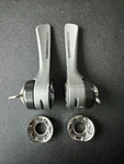 Vintage Shimano 600 SL-6400 Shift Levers 7 Speed Tri Color. Fixed Price $39.99.