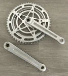 Stronglight Crankset Double 45-52 Tooth 170 Mm Arm Length French Pedal Threads. Fixed Price $65.00.