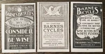 White Flyer Barnes Co.art Nouveau Bicycle Print Ads Wise Buyers & Pegasus. Fixed Price $24.95.