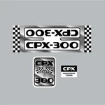 Peugeot CPX-300 Decal Set. Fixed Price $41.95.