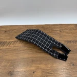 California Lite Johar Stem Pad Black White Grid Stripes Old School Bmx New Nos. Fixed Price $39.99.