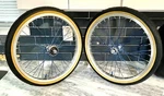 Araya Old School Bmx 7X20X1.75" Alloy Suzue Sealed Hubs W/nos Asahi Spoke Haro. Fixed Price $765.00.