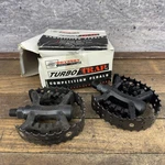 Vintage Odyssey Turbo Trap Bmx Bike Pedals NOS1/2 Black Pair Old School Platform. Fixed Price $94.99.
