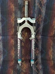 Vintage Manitou Answer Three Mountain Bike Fork 26" 1-1/8" Threaded Stem Easton. Fixed Price $180.00.