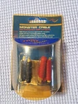 Monster Cable 24K Gold Speaker Connectors Twist Crimp Regular Nos. Fixed Price $13.34.