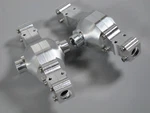 Aluminum Axle Housing Cover 2X Mid + Rear Tamiya R/c 1/14 King Grand Hauler. Fixed Price $181.00.