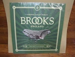 New Brooks Saddle B-18 Square Metal Plate Sign. Fixed Price $39.99.