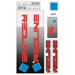 Redline - 1985 500B For White Chrome Frame Decal Set. Fixed Price $53.67.