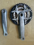 Shimano Deore Lx FC-M563 175 Mm 42/32/22 Tooth Jis Triple Crankset Fair Cond.. Fixed Price $22.00.