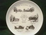 1776 1976 New York Bicentennial Plate Sheffield Pottery Yankee Doodle Day 9". Fixed Price $7.99.