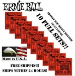 *10 Pack Ernie Ball Skinny Top Heavy Bottom Electric Guitar Strings 2215(10-52)*. Fixed Price $52.95.