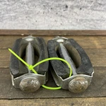 Vintage Bicycle Bow Pedals Pair Metal Rubber Platform 1/2 Fits Schwinn. Fixed Price $27.59.