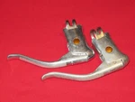 Nos Schwinn Gold Dot Dia Compe Hooded Brake Levers Bicycle Bike Road Race. Fixed Price $11.99.