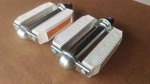 White Block Vintage Cruiser Bike Pedals 1/2" Schwinn Stingray Type Bicycle. Fixed Price $17.45.