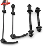 Quick Release Front Rear Bicycle Axle Skewer Set For Mtb Bmx Bike Wheel Hub Pair. Fixed Price $11.94.