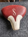 1960S-1970S Schwinn Red Mesinger Seat Adult Size X9 Original Bicycle Part. Fixed Price $65.00.