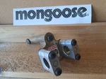 Vintage Mongoose Double Clamp Gold Stem Team Supergoose School Bmx Quill Og. Fixed Price $525.00.