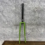 All City Mr Pink 700C Fork 1/8 Threadless Side Pull Qr 100MM Green Gravel Tour. Fixed Price $159.79.