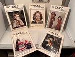 Lot Of 5 Different Vintage The Doll Artisan Magazines 1980-1981 All Shown. Fixed Price $37.95.