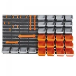 Tag-z 44 Bin Storage Rack Solution, Garage Organiser Hook Panel. Fixed Price $123.78.