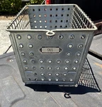Vintage Androck Patented Wire Gym Locker Basket Washburn Co. #98. Fixed Price $89.00.