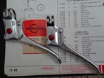 Schwinn Bicycle Brake Handle-levers-early Sting-ray NOS*1960'S Weinmann. Fixed Price $60.00.