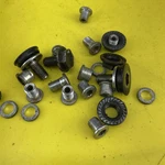 Vintage Sugino Stamped Triple Crank Bolts Chainring Nuts Set Mtb Tour. Fixed Price $17.93.