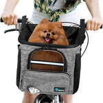 Dog Bike Basket Pet Bicycle Backpack Carrier For Handlebar Puppy Cat Safety Mesh. Fixed Price $49.99.