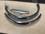 Nos Usa Mccauley 24" Middleweight Bicycle Chrome Fenders Schwinn Monark Higgins. Fixed Price $75.00.