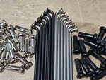 12G Custom Length (2.6MM) Stainless Bicycle Spokes Brass Nipples E-bike Schwinn. Fixed Price $41.10.