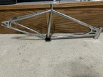 Puch Vintage Bmx Bike Frame - Old School Silver Steel Only. Fixed Price $250.00.